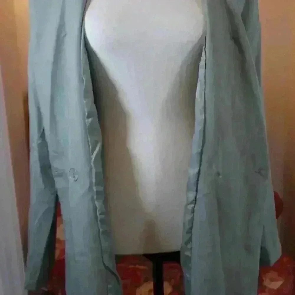 Petal & Pup Bridget Oversized Blazer Jacket - Sage Mint Green, Size XL | NWT - Picture 13 of 14